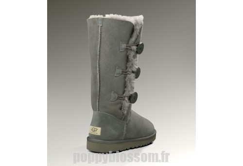 Cozy Bouton Ugg-096 Triplet Bailey Gris Bottes